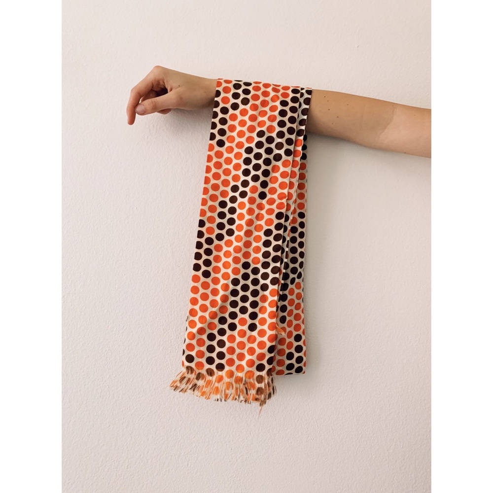 Vintage polka dot scarf